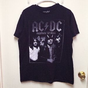AC/DC Highway to Hell Black Crewneck T-shirt